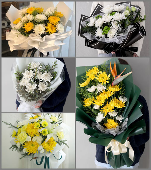 广东肇庆市德庆县永丰镇河村村白事花束代送
